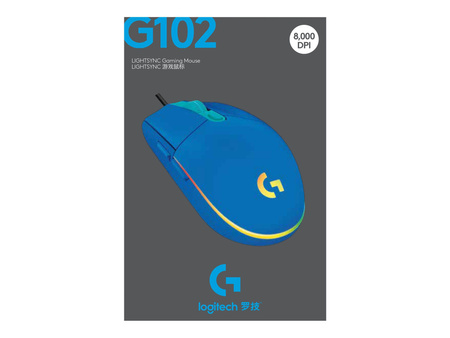 LOGITECH G102 LIGHTSYNC - BLUE - EER