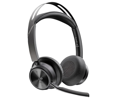 Poly Zestaw słuchawkowy Voyager Focus 2 z certyfikatem Microsoft Teams USB-C-C + przejściówka USB-C/A 9T9J4AA#AC3