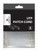 Patch cord kat.6 miedź UTP 7.5m szary