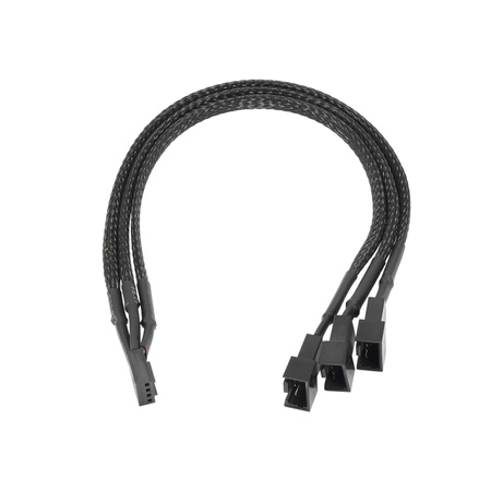 AKYGA Adapter z kablem AK-CA-65 4 pin f / 2x 4 pin m / 1x 3 pin m 3x 25cm