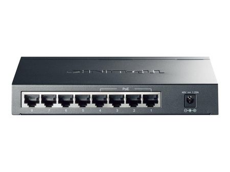 TPLINK TL-SG1008P TP-Link TL-SG1008P 8-Port Gigabit Desktop PoE Switch
