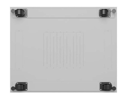 Szafa instalacyjna rack stojąca 19" 47U 800x1200 szara drzwi perforowane LCD ( flat pack) V2