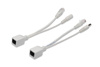 Zestaw pasywnych kabli PoE FastEthernet 10/100Mbps DC 5.5mm/2.1mm