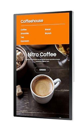 Monitor profesjonalny KIOSK KM24A/Tizen 24 cale Matowy, Dotykowa 16h/7 250(cd/m2) 1920x1080(FHD) S6 Player 3 lata d2d (LH24KMATBGCXEN)