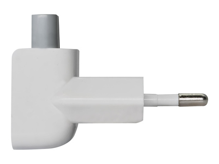 Adapter AC Akyga AK-AD-60 EU CEE 7/16 do C7 biały