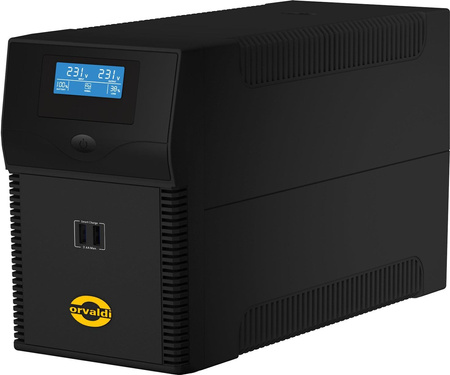 Zasilacz awaryjny UPS ORVALDI i1500 LCD USB line-interactive 