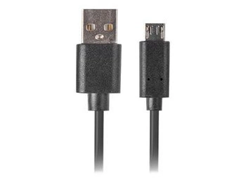 Kabel USB 2.0 Lanberg micro BM-AM 1,0m QC 3.0 czarny