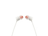 Słuchawki JBL T110 (biały, z mikrofonem)