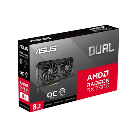 ASUS Dual Radeon™ RX 7600 EVO OC Edition 8GB GDDR6