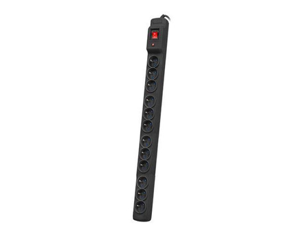 Listwa zasilająca Armac Multi M12 Rack 19" 5m 12x PL, montaż pionowy, czarna