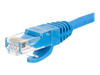 NETRACK BZPAT05UB Netrack patchcord RJ45, osłonka zalewana, kat. 5e UTP, 0.5m niebieski