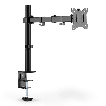 Uchwyt biurkowy pojedyncz (zacisk) DIGITUS 1xLCD max. 32"max. 8kg uchylno-obrotowy 270°