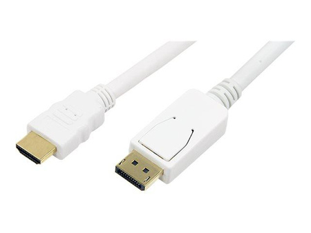 LOGILINK CV0055 LOGILINK - Display Port to HDMI Cable White 2m