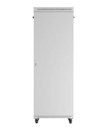 Szafa instalacyjna rack stojąca 47U 800x1000 szara drzwi przeszkolne LCD ( flat pack) V2