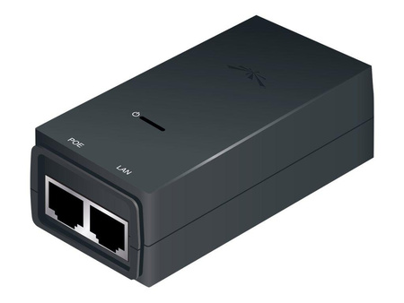 UBIQUITI POE-24-12W-G PoE-24G Passive PoE Adapter EU, 24V 0.5A, ESD prot, 12W, Gigagbit Eth.