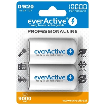 Zestaw akumulatorków everActive EVHRL20-10000 (10000mAh ; Ni-MH)