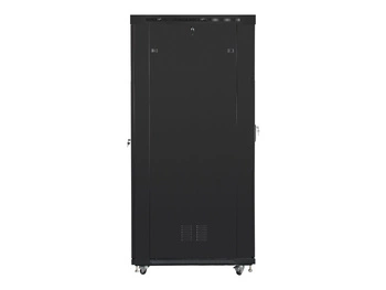 LANBERG free standing rack 19inch cabinet 42U 800x1200 glass door LCD flat pack black