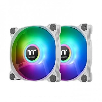 Wentylator - Pure Duo 12 ARGB Sync Radiator Fan 2 Pak biały