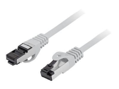 LANBERG patchcord kat.8.1 S/FTP LSZH CU 5m szary