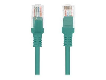 LANBERG PCU5-10CC-0050-G Lanberg Patchcord RJ45, kat. 5e, UTP, 0.5m, zielony