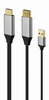 Adapter HDMI do DP 4K M 60Hz USB-A powered