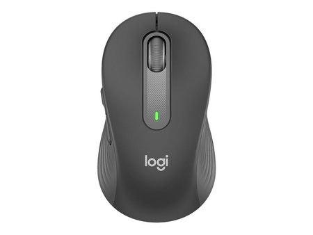 LOGITECH Signature M650 Mouse optical 5 buttons wireless Bluetooth 2.4 GHz Bolt USB receiver graphite
