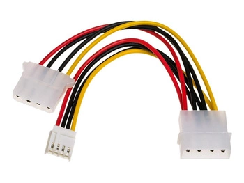AKYGA Adapter z kablem AK-CA-14 Molex m / Molex f / mini Molex f 2x 15cm