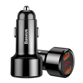 Ładowarka samochodowa Baseus Magic BS-C20A CCMLC20A-01 45W z dwoma gniazdami USB Quick Charge 3.0