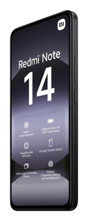 Smartfon Xiaomi Redmi Note 14 6/128GB Midnight Black