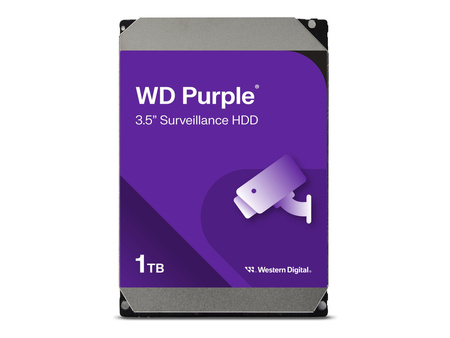 WDC WD10PURZ Dysk twardy WD Purple, 3.5, 1TB, SATA/600, 64MB cache