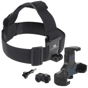 Opaska sportowa na głowę do telefonu, aparatu, kamer GoPro MC-448, obrotowa