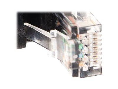 NETRACK BZPAT1UK Netrack patchcord RJ45, osłonka zalewana, kat. 5e UTP, 1m czarny
