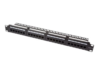 LOGILINK NP0004A LOGILINK- Patchpanel 19 kat. 6, 24-portowy, UTP, czarny