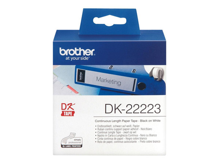 BROTHER DK22223 Taśma Brother Continuous Paper Tape 50mm x 30,48m
