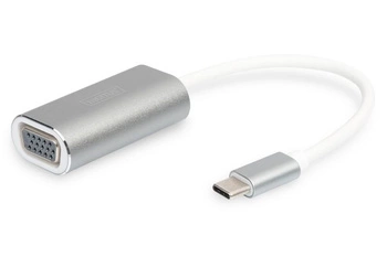 Adapter graficzny VGA 1080p FHD na USB 3.0 Typ C, aluminiowy