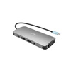 USB-C Metal Nano Stacja Dokująca 3x Display 2x DP 1x HDMI LAN Power Delivery 100 W