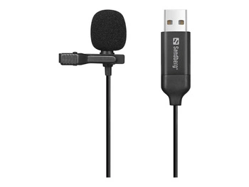 SANDBERG Streamer USB Clip Microphone