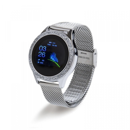 Smartwatch Oro Smart Crystal Srebry 