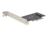 GEMBIRD PEX-M2-01 Gembird Karta PCI-Express -> M.2 SSD + śledź low profile