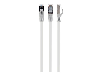 GEMBIRD PP6A-LSZHCU-W-2M patchcord RJ45 cat. 6A SFTP LSZH 2m biały