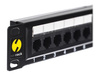 NETRACK 104-05 Netrack patch panel 19 24-porty kat. 5e UTP, z półką