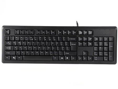 Klawiatura przewodowa A4Tech KR-92 USB czarna