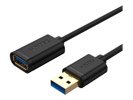 UNITEK Y-C458GBK Przedłużacz USB 3.0 AM-AF 1.5m