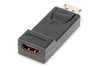 Adapter Displayport 1080p 60Hz FHD Typ DP/HDMI A M/Ż czarny