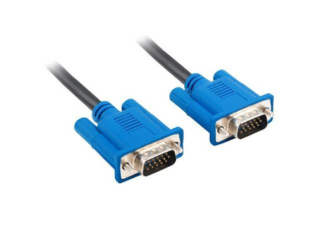 Kabel VGA Lanberg M/M 1,8m Ekranowany Ferryt czarny