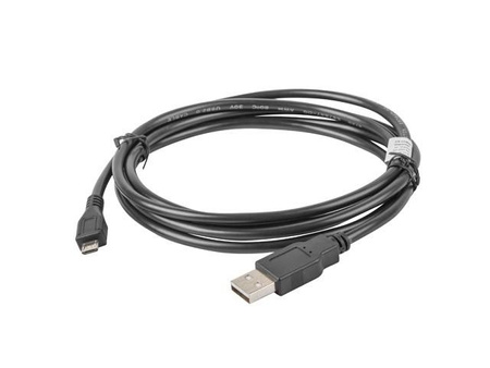 Kabel USB 2.0 micro AM-MBM5P 1.8M czarny 