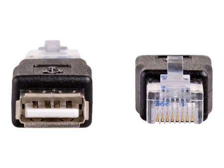 AKYGA Adapter AK-AD-27 USB A f / RJ45 m