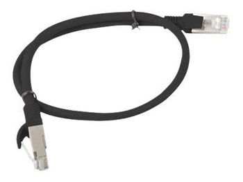 LANBERG PCU6-10CC-0050-BK Lanberg Patchcord RJ45 kat. 6 UTP 0.5m czarny