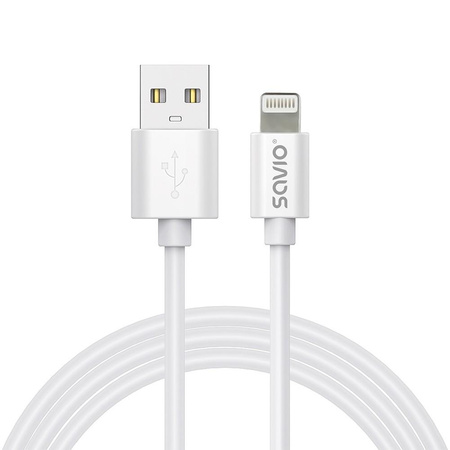 Kabel USB-A do Lightning CL-192 1m biały