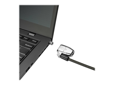 KENSINGTON ClickSafe 2.0 3-in-1 Keyed Laptop Lock T-Bar Nano & Wedge Anchors